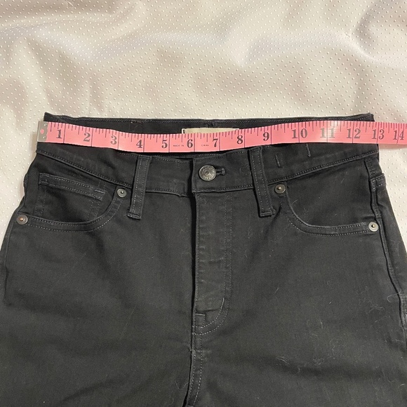 🎉😀CLEARANCE SALE!!😀🎉Madewell 9" High Rise Skinny Jeans in Black - Picture 12 of 15